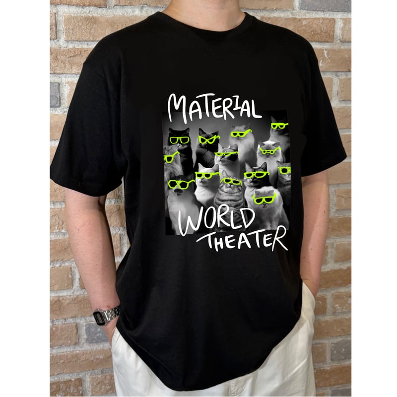 7月送料無料〉【夏Tシャツ】ネコシアター.ver | Material World