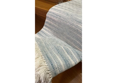 ချည်ပန်းချီအနံကြီးစောင် / Handwoven cotton blanket
