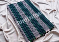 ချင်းရိုးရာစောင် / Handwoven cotton blanket with Chin traditional pattern