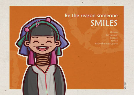ミャンマーに平和を！ミャンマー応援ポストカード/ “Peace Please” Postcards