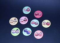 ミャンマーカップル民族缶バッジセット (9種類入り) - Myanmar Ethnic Couple Pin Badge Set (9 pieces)