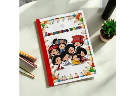 Coloring book by KST Studio/ 塗り絵