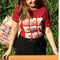 \"タ・モー・アウ 〜 同じ空の下で\" Tシャツ (バーガンディ) / \"Under the same sky\" T-shirt (Dark Red)