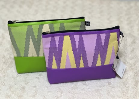 ミャンマー織物ポーチ/ Multipurpose Pouch