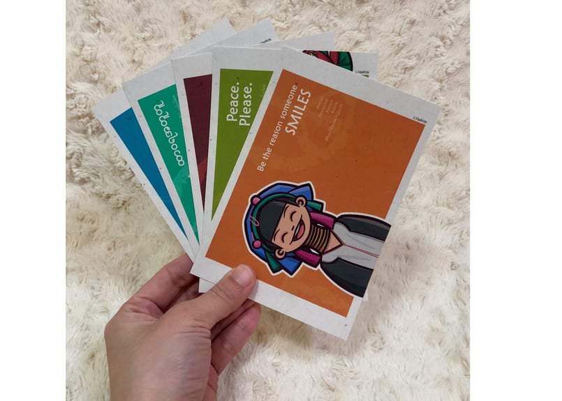 ミャンマーに平和を！ミャンマー応援ポストカードセット (プレゼント