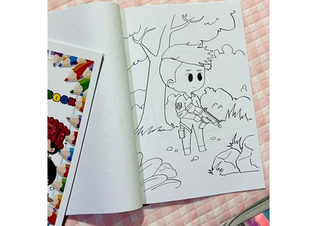 Coloring book by KST Studio/ 塗り絵