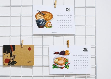 2024 SarNyat Desktop Calendar / 2024年寄付つき卓上カレンダー