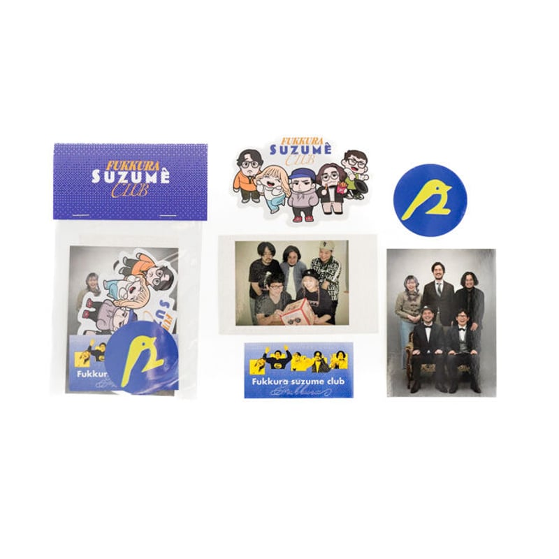 ふっくらすずめクラブ ステッカーパック | オモコロストア