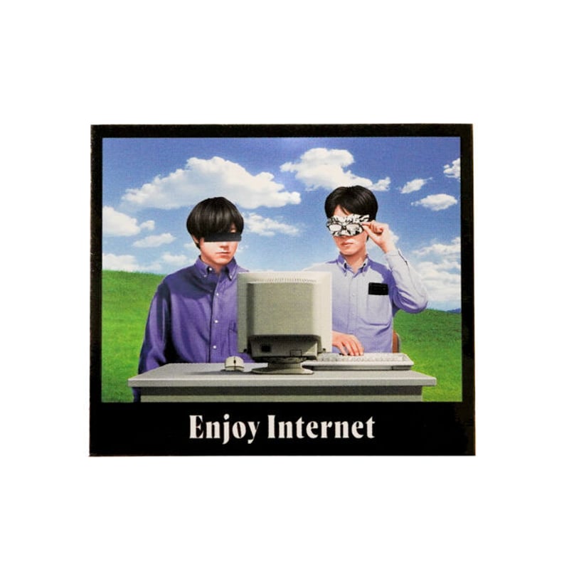 匿名ラジオステッカー（インターネット2） | オモコロストア