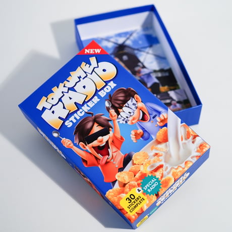 匿名ラジオ SUPERコンプリートステッカーBOX（＋おまけラジオ付き）