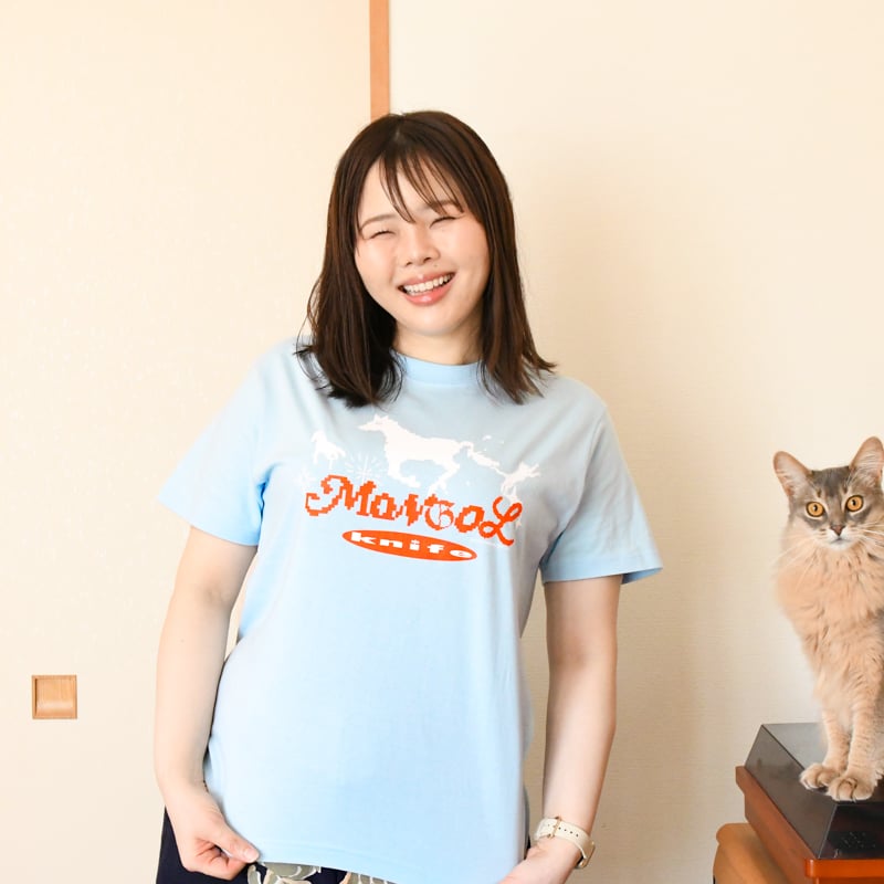 モンゴルナイフ ホースTシャツ | オモコロストア