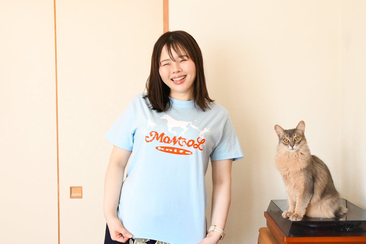 モンゴルナイフ ホースTシャツ | オモコロストア