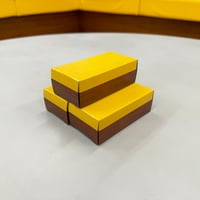 黄色いソファティッシュ(3個セット)