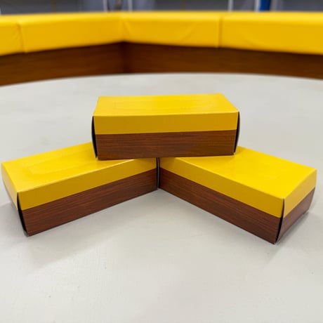 黄色いソファティッシュ(3個セット)