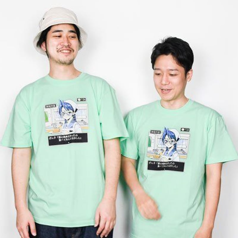 恐山（ざん子）Tシャツ【角煮ver】 | オモコロストア