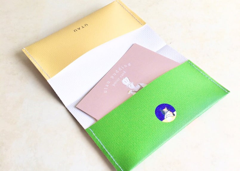 card case「猫」 | UTAU/うたうプリン online shop card case「猫」 | UTAU/うたうプリン online shop