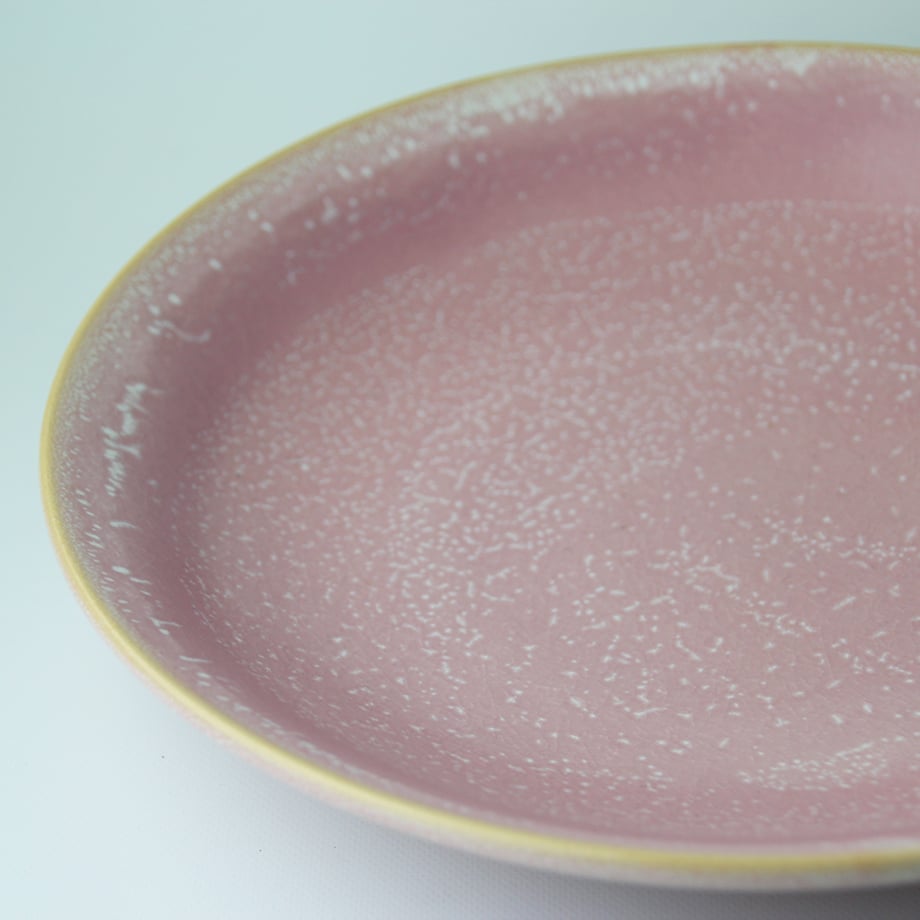 オンラインストア限定品｜ カレープレート ピンク釉 マット（化粧箱