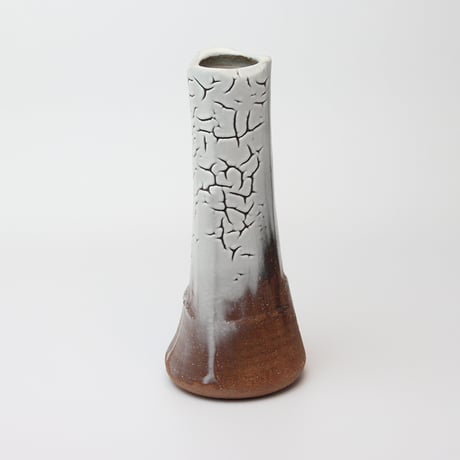 FZ01⑥ 萩焼 萩殿窯 一斉作 花瓶 花器 渋谷英一作 萩焼 | 萩焼屋Hagiyakiya ネットショップ