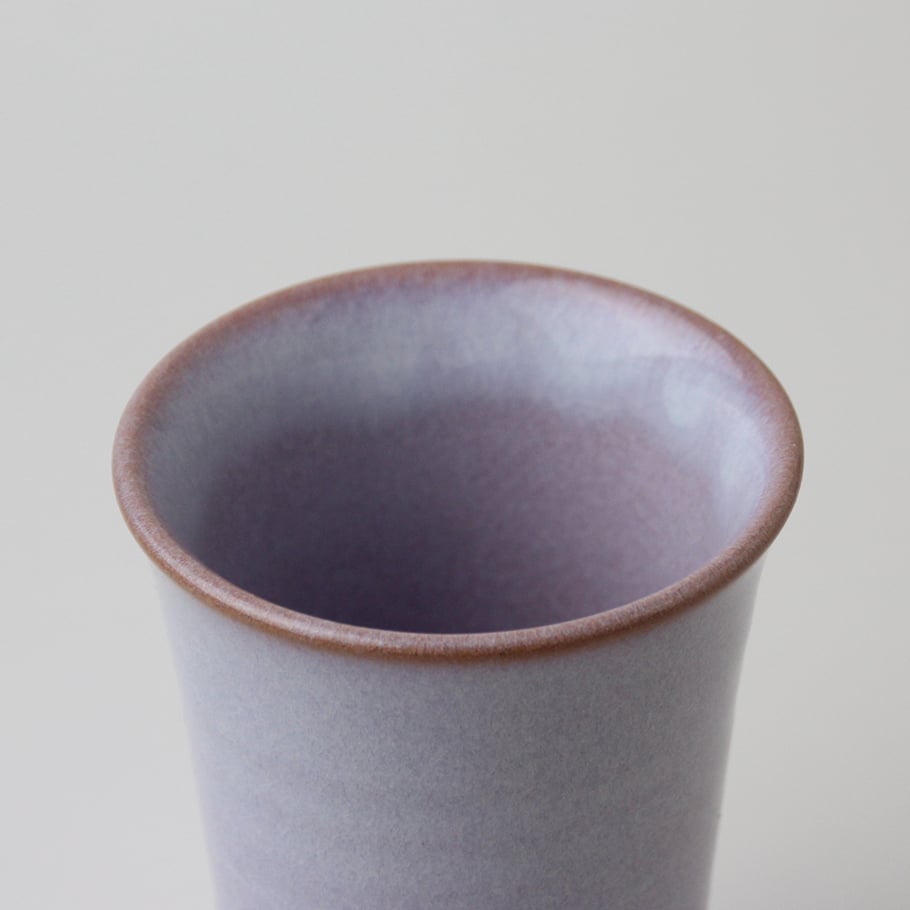 むらさきフリーカップ単品（段箱）｜萩焼窯元 萩陶苑 椿秀窯 ギフト