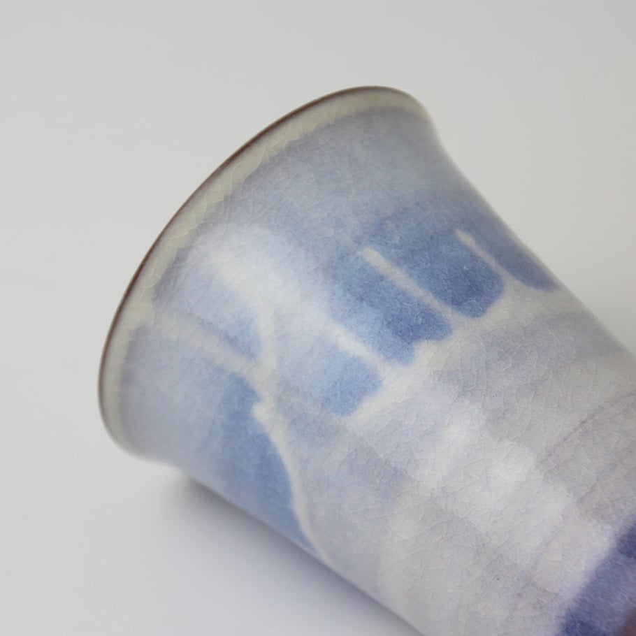 さざなみフリーカップペア（化粧箱）｜萩焼窯元 萩陶苑 椿秀窯 ギフト