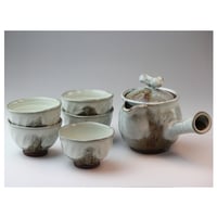 かいらぎ汲み出し揃 佳俊作（木箱）｜萩焼窯元 萩陶苑 椿秀窯 ギフト