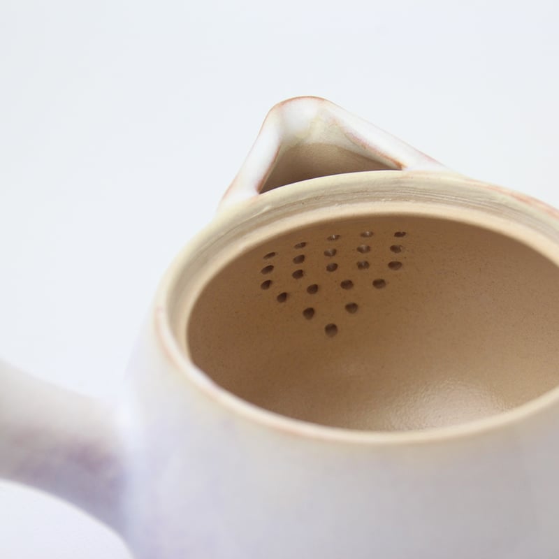 萩むらさきゆり茶器揃（化粧箱）｜萩焼窯元 萩陶苑 椿秀窯 ギフト