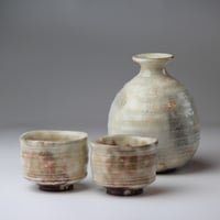 かいらぎ冷酒器揃 佳俊作（木箱）｜萩焼窯元 萩陶苑 椿秀窯 ギフト