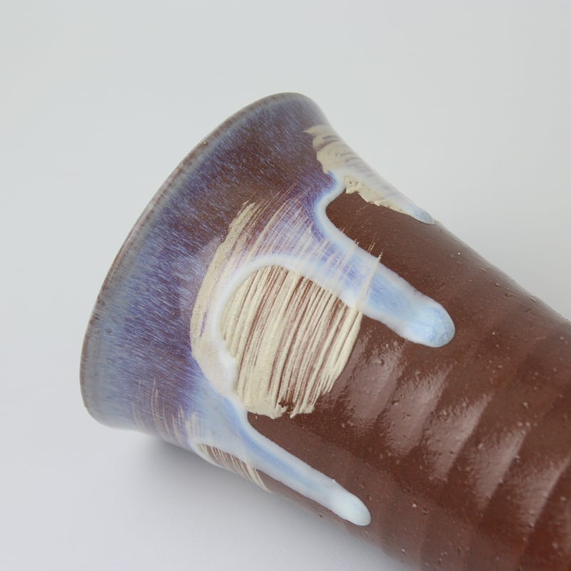 萩の雫｜しずく・そらロングフリーカップペア （化粧箱）｜萩焼窯元 萩