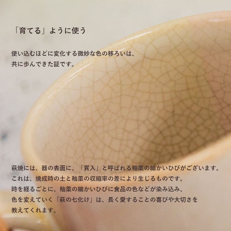 刷毛目 平小鉢揃（化粧箱）｜萩焼窯元 萩陶苑 椿秀窯 ギフト
