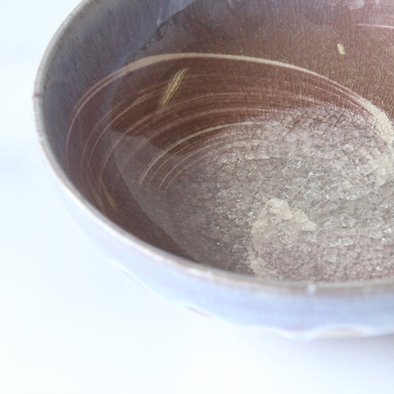 萩の雫｜そら丸中鉢ペア（化粧箱）｜萩焼 萩陶苑 椿秀窯 ギフト