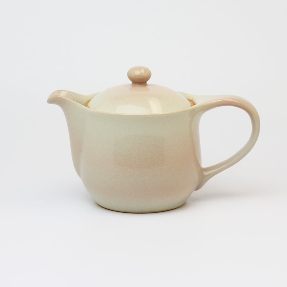 筒ポット（茶こし付）（白箱）｜萩焼窯元 萩陶苑 椿秀窯 ギフト