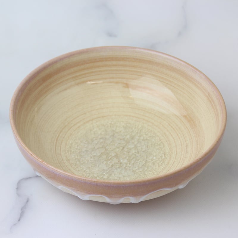 萩の雫｜しずく・そら丸中鉢ペア（化粧箱）｜萩焼 萩陶苑 椿秀窯