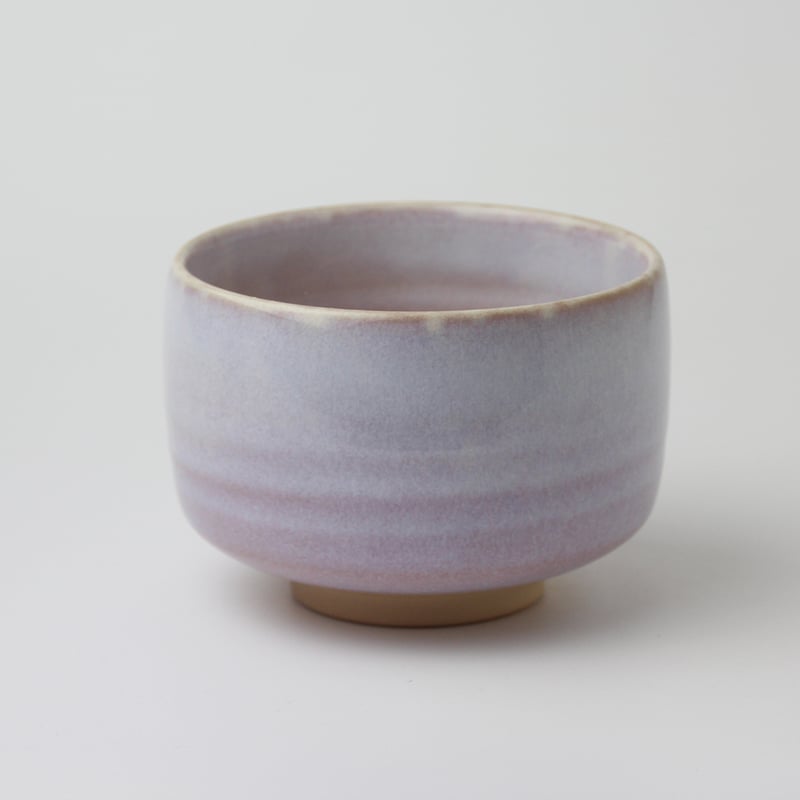 萩むらさき抹茶楽型 椿秀（白箱）｜萩焼窯元 萩陶苑 椿秀窯 ギフト