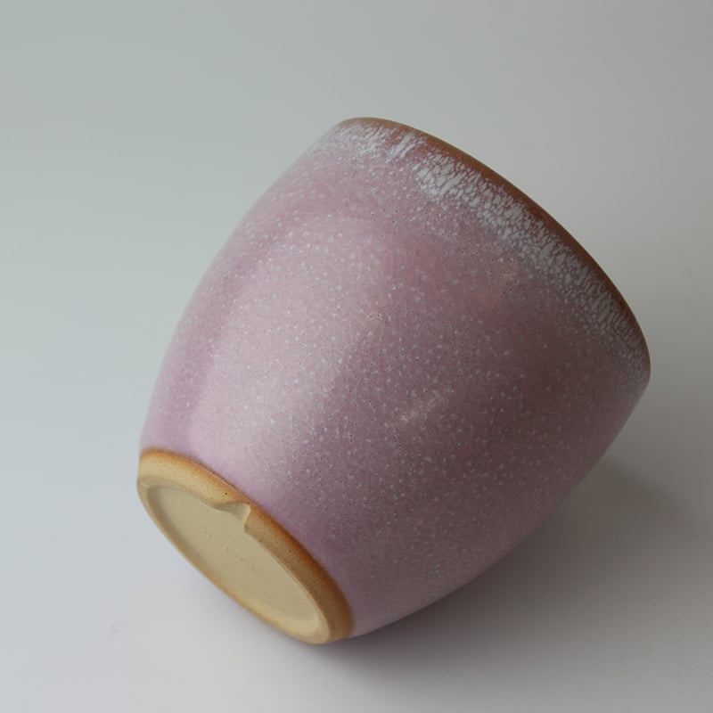 香合 陶器製 淡いピンク　萩焼 オンラインストア限定品 | マルチカップ ピンク（化粧箱）｜萩焼