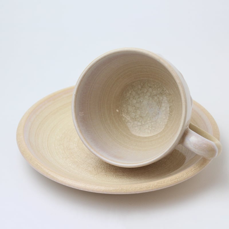 萩の雫｜しずく珈琲碗皿（段箱）｜萩焼 萩陶苑 椿秀窯 | HAGIYAKI