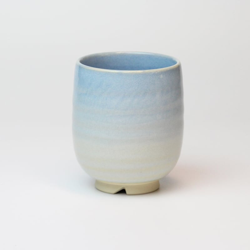 つぼみ露草湯呑（折箱）｜萩焼窯元 萩陶苑 椿秀窯 ギフト | HAGIYAKI