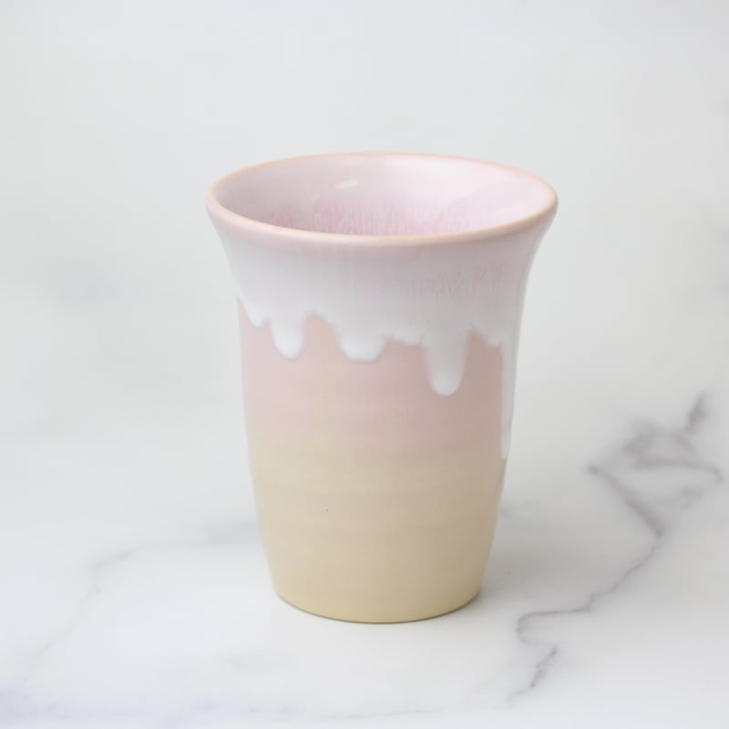 萩焼　フリーカップ オンラインストア限定品 | フリーカップ単品 もも（段箱）｜萩焼