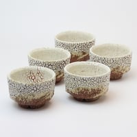 抹茶碗梅花皮楽型 国輔作（桐箱）｜萩焼窯元 萩陶苑 椿秀窯 ギフト