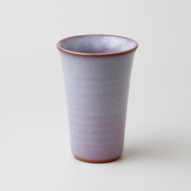 むらさきフリーカップ単品（段箱）｜萩焼窯元 萩陶苑 椿秀窯 ギフト