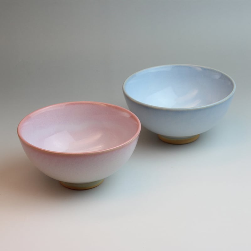つぼみ お茶碗ペア(化粧箱)|萩焼窯元 萩陶苑 椿秀窯 ギフト つぼみ お茶碗ペア(化粧箱)|萩焼窯元 萩陶苑 椿秀窯 ギフト