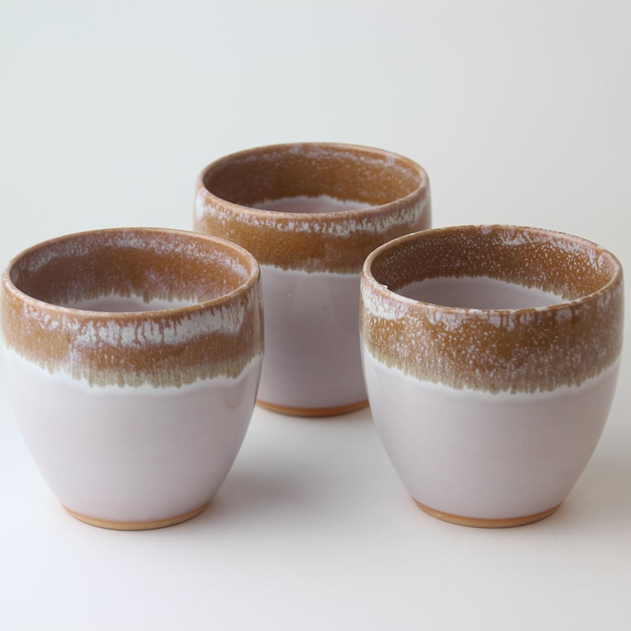 萩焼 オンラインストア限定品 | マルチカップ ダークオレンジ（化粧箱）｜萩