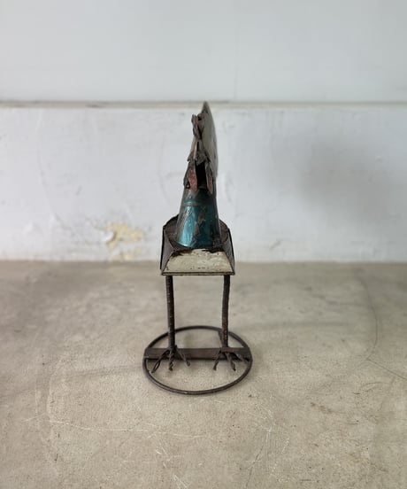 RECYCLE METAL  ROOSTER SMALL-3