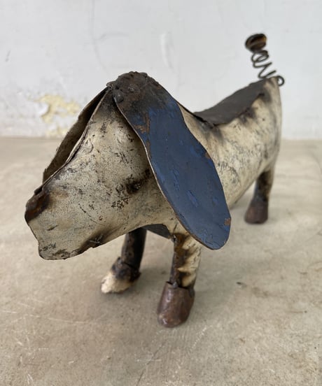 RECYCLE METAL  DOG SMALL