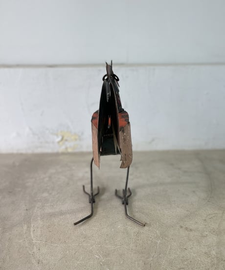 RECYCLE METAL   ROOSTER SMALL-1