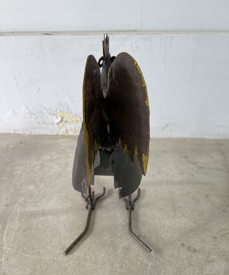 RECYCLE METAL  ROOSTER SMALL-2