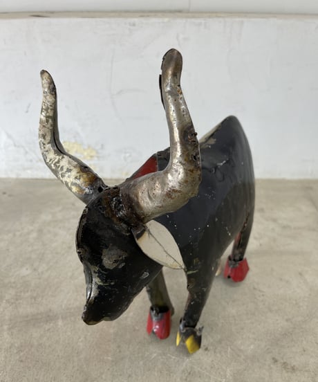 RECYCLE METAL  BULL SMALL -1