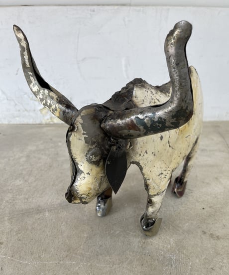 RECYCLE METAL  BULL SMALL -2