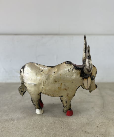 RECYCLE METAL  BULL SMALL -1