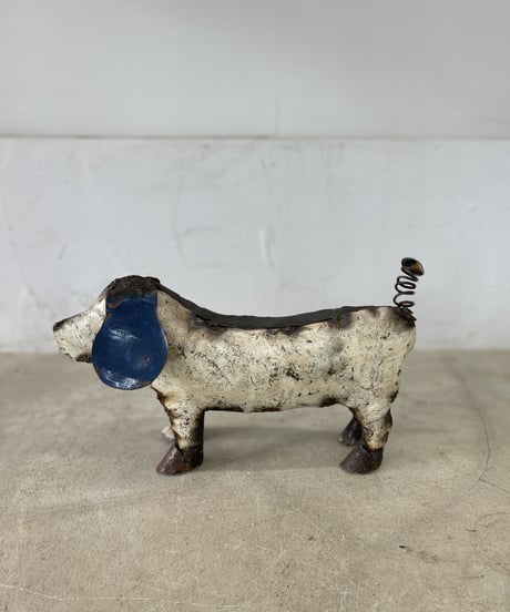 RECYCLE METAL  DOG SMALL