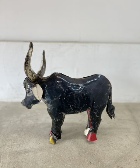 RECYCLE METAL  BULL SMALL -1